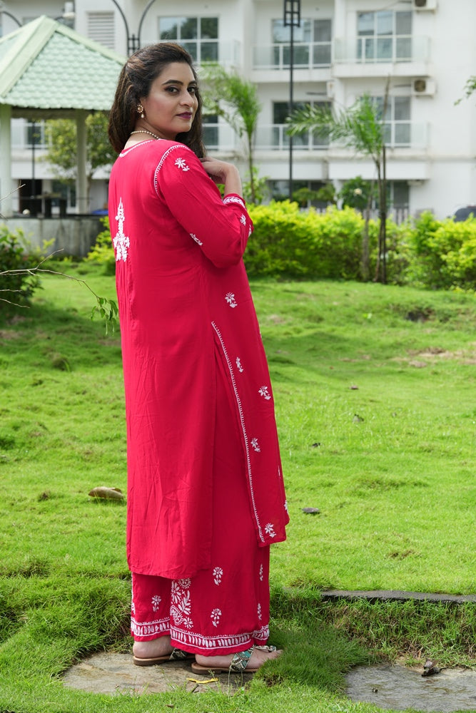 Jade Co-ord Kurti And Pallazzo Set