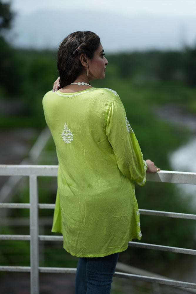 Coral short kurti